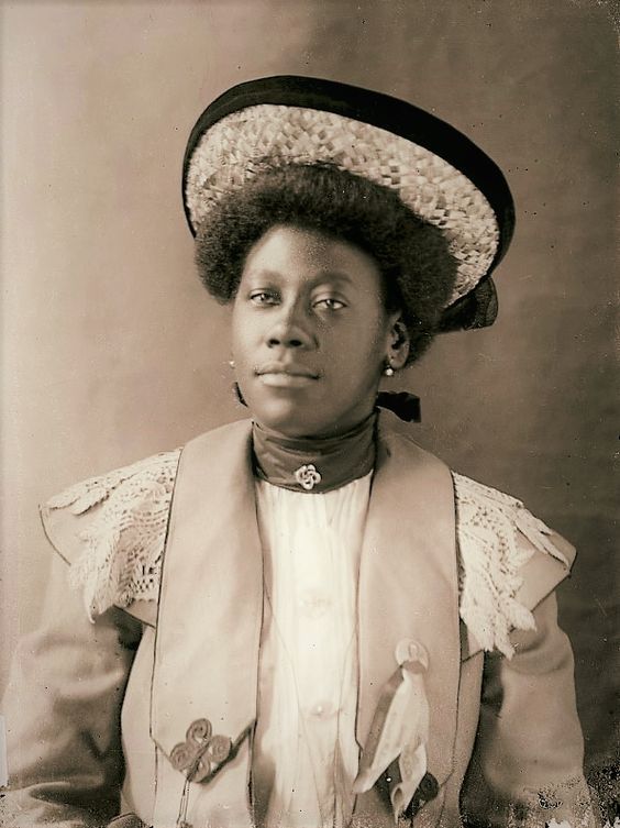 Portrait of Miss Franklin. Photographed in 1903.
