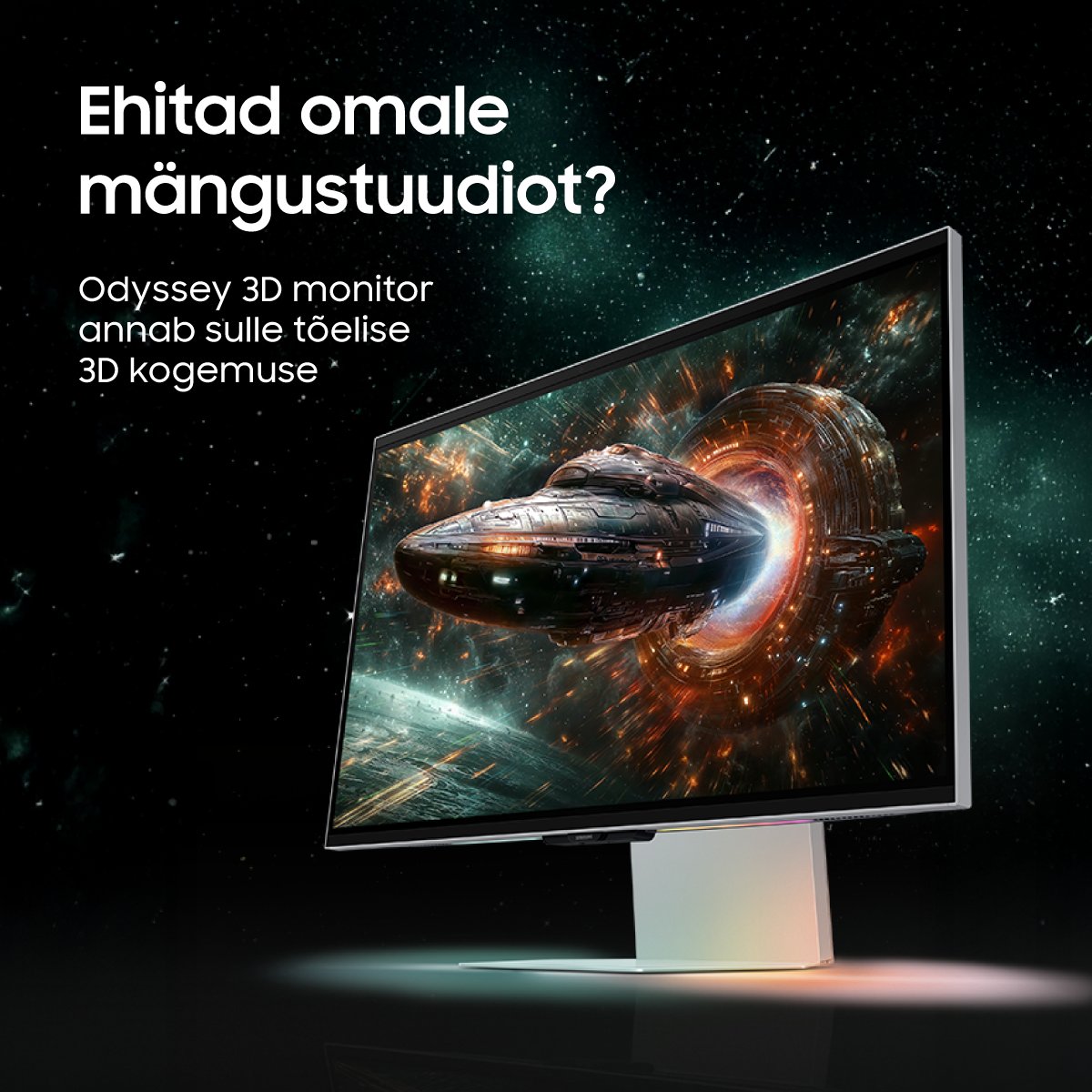 Vii oma mängukoht uuele taseme Odyssey 3D monitoriga – sukeldu sügavustesse nagu ei kunagi varem! 🤩 🚀