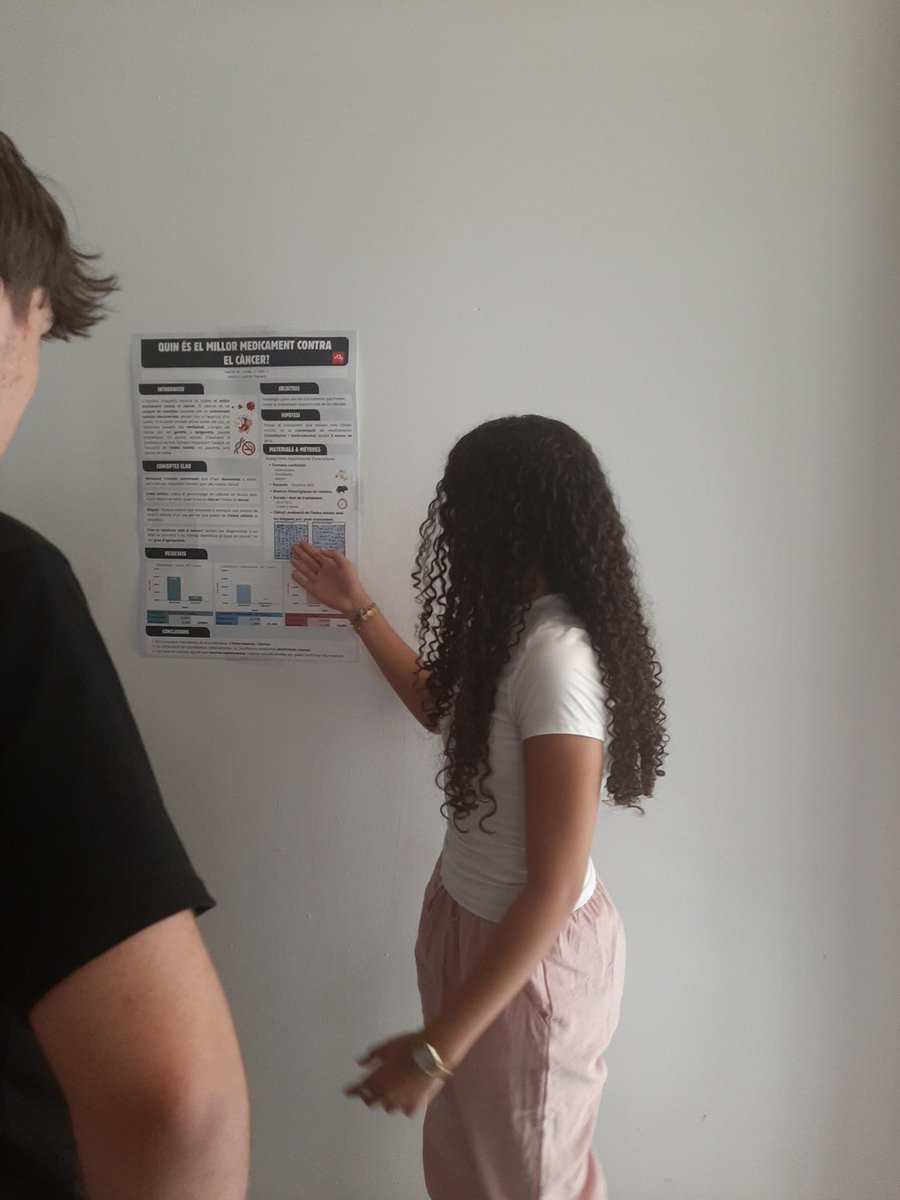El passat dijous 12 de juny els alumnes del TG CT de 4t d'ESO van presentar els seus treballs a la resta de companys de 4t en format pòster mitjançant un petit congrés.