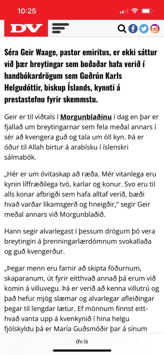 Hvað eru þessir prestar að karpa um þetta? Ég hélt að við værum sammála um að best fari á að lögreglan ákveði fjölda kynja.