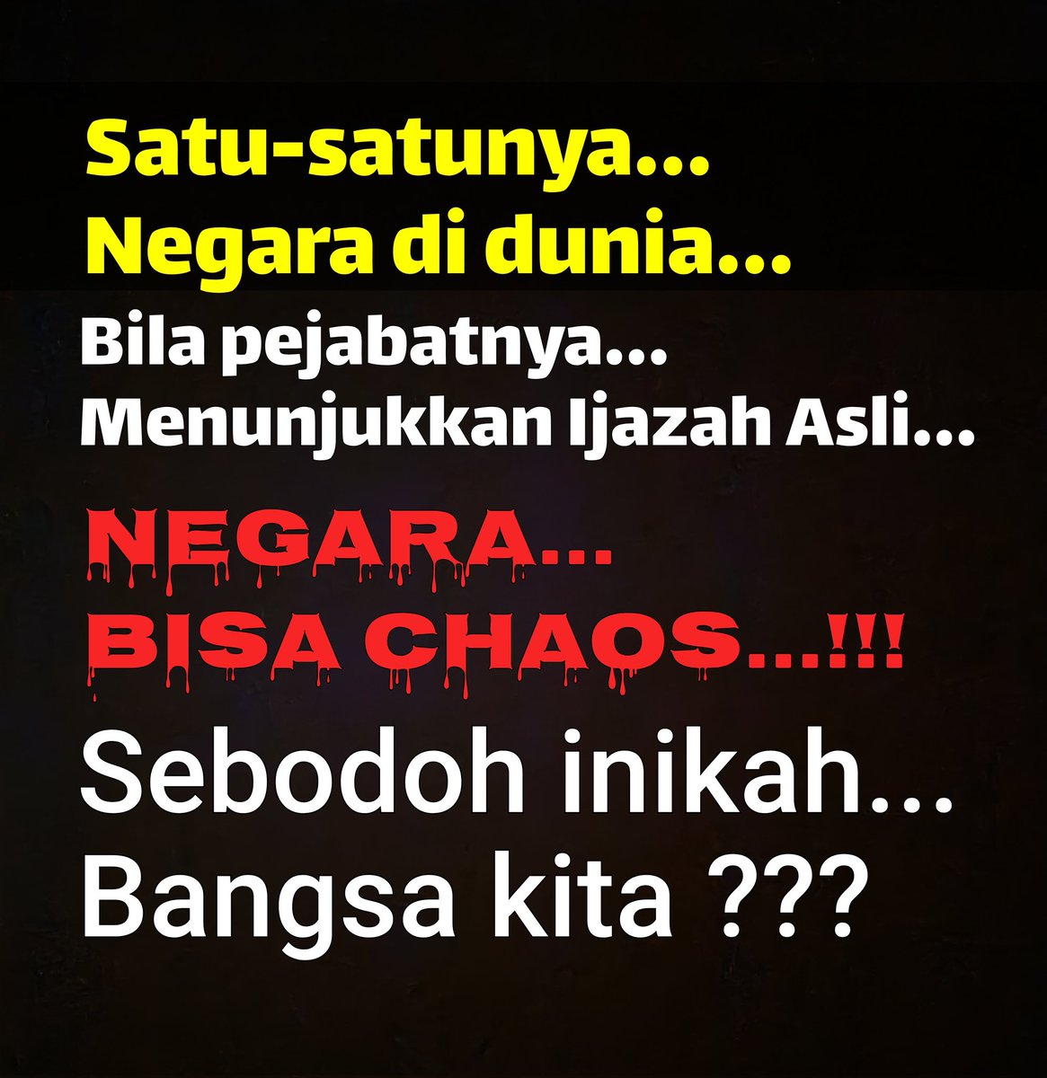 @gus_shs9907/P (@gus_shs) on Twitter photo <a href="/democrazymedia/">Democrazy News</a> Ktnya Negara Hukum...kok proses hukum dg judul : "Putus di tengah Jalan" drpd Chaos wkwkwk. <a href="/democrazymedia/">Democrazy News</a> Ktnya Negara Hukum...kok proses hukum dg judul : "Putus di tengah Jalan" drpd Chaos wkwkwk.