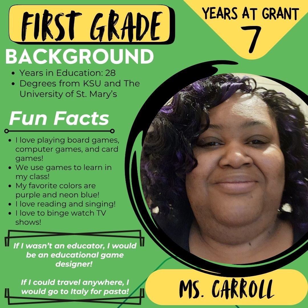 Welcome back to all three of our 1st grade teachers! Mr. Moes is moving from 5th grade to 1st, and he is excited to join Ms Carroll and Mrs Cogbill next year! <a href="/kckschools/">Kansas City, Kansas Public Schools</a> <a href="/KCKPSHR/">KCKPS HR</a> <a href="/drjoshuasnyder/">Dr. Joshua Snyder</a> <a href="/heathercalvert/">Heather Calvert, Ed.D.</a>