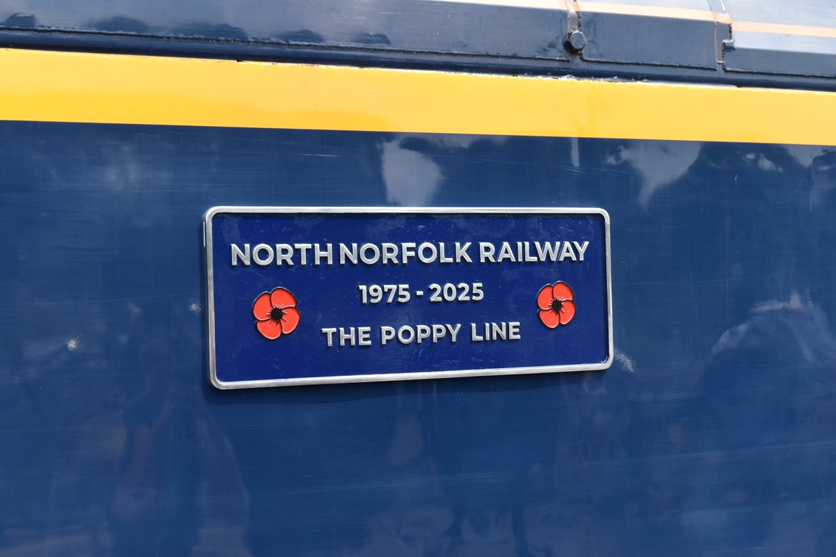 Two <a href="/GBRailfreight/">GB Railfreight</a> locomotives were supplied for the <a href="/nnrailway/">North Norfolk Rly</a> event. No 66714 Cromer Lifeboat was joined by No 69010 which was named on 13/6/25 at Sheringham.