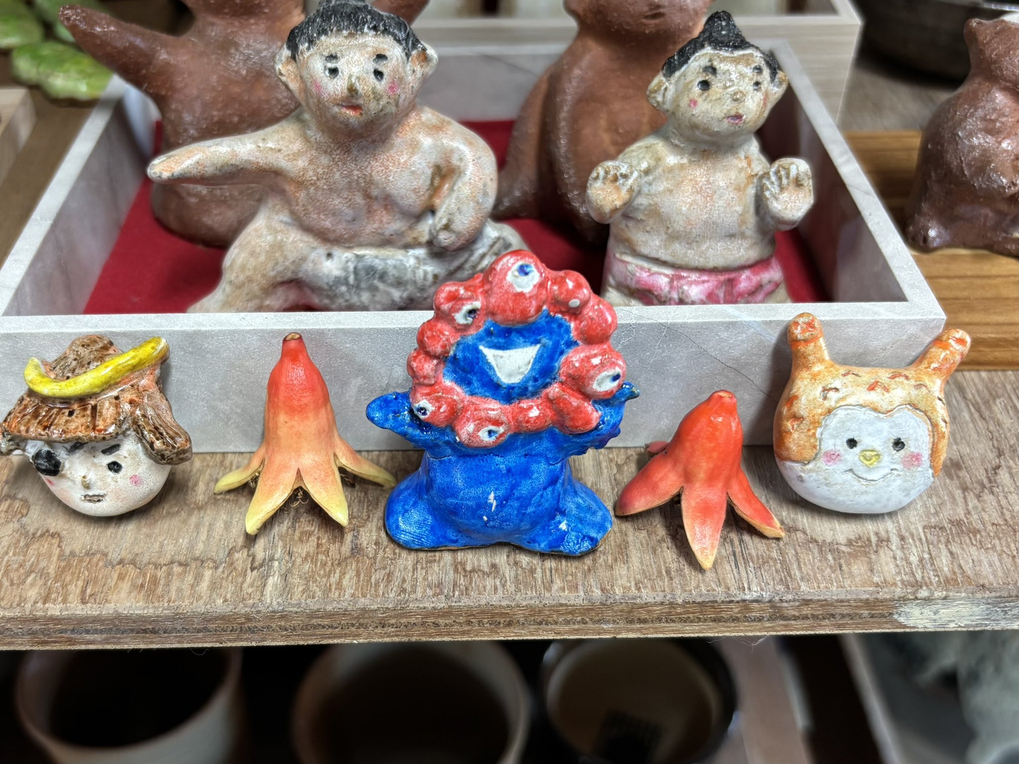 陶芸作家 道祖窯・髙橋佳代子『地蔵像』置物