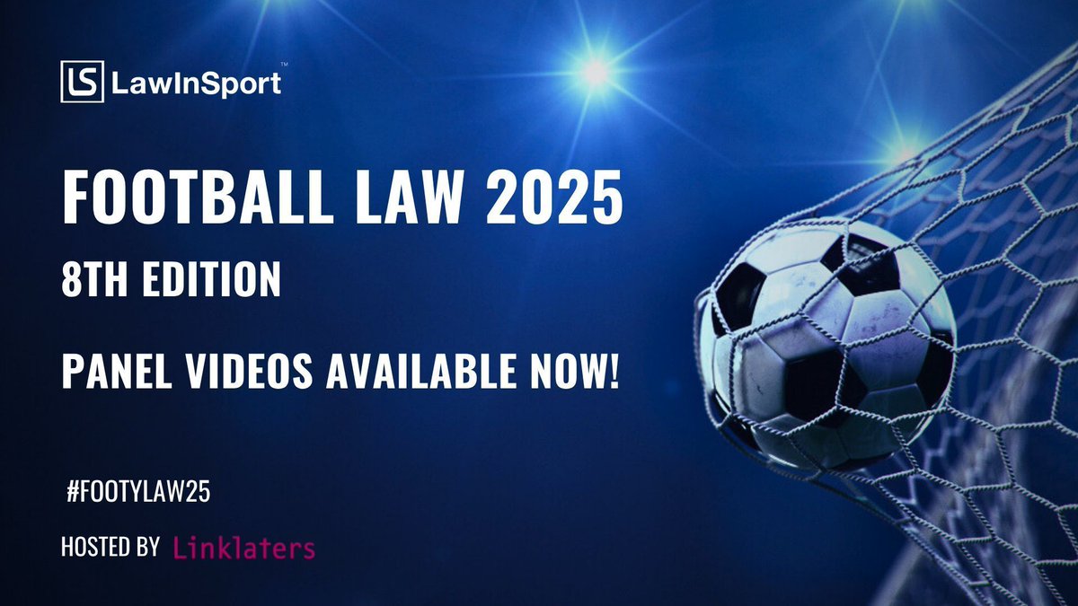 VAR CHECK COMPLETE - DECISION - RETAKE!

If you weren't able to be at the Football Law 2025 Conference, you can still watch happened on each of the panels over the two-day event.

Watch here  - bit.ly/43kdg9O