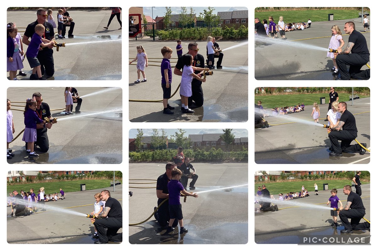 🚒Another fun day in Reception! The children met Staffordshire firefighters, learned about  their heroic jobs, used an infrared camera, and sprayed the fire hose with sirens blaring! 🚨 <a href="/the_atlp/">The Arthur Terry Learning Partnership (ATLP)</a>