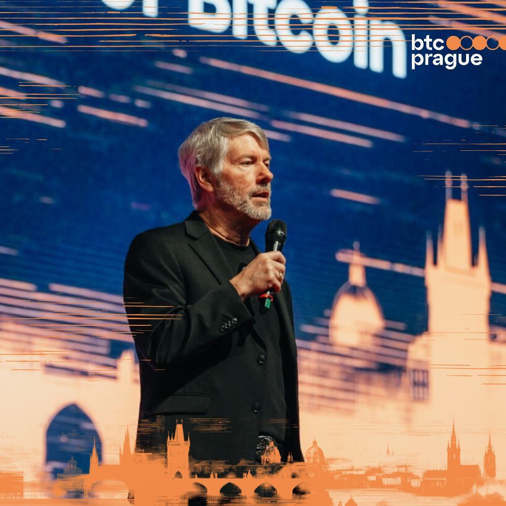 You don’t want to miss it.
Michael Saylor is speaking at BTC Prague 2025 in just a few days!
Europe’s biggest Bitcoin event — be there.