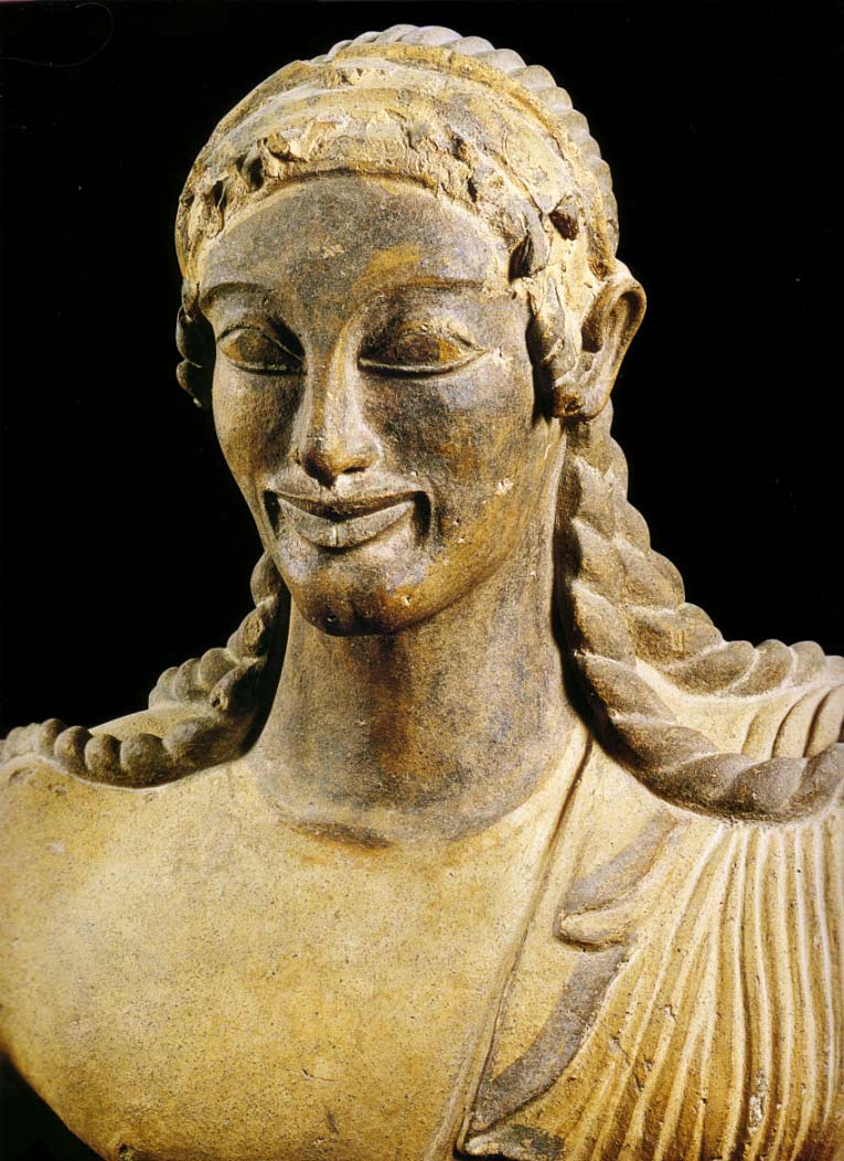 Apollo Terracotta, 6th century BC, Museo Nazionale Etrusco di Villa Giulia, Rome