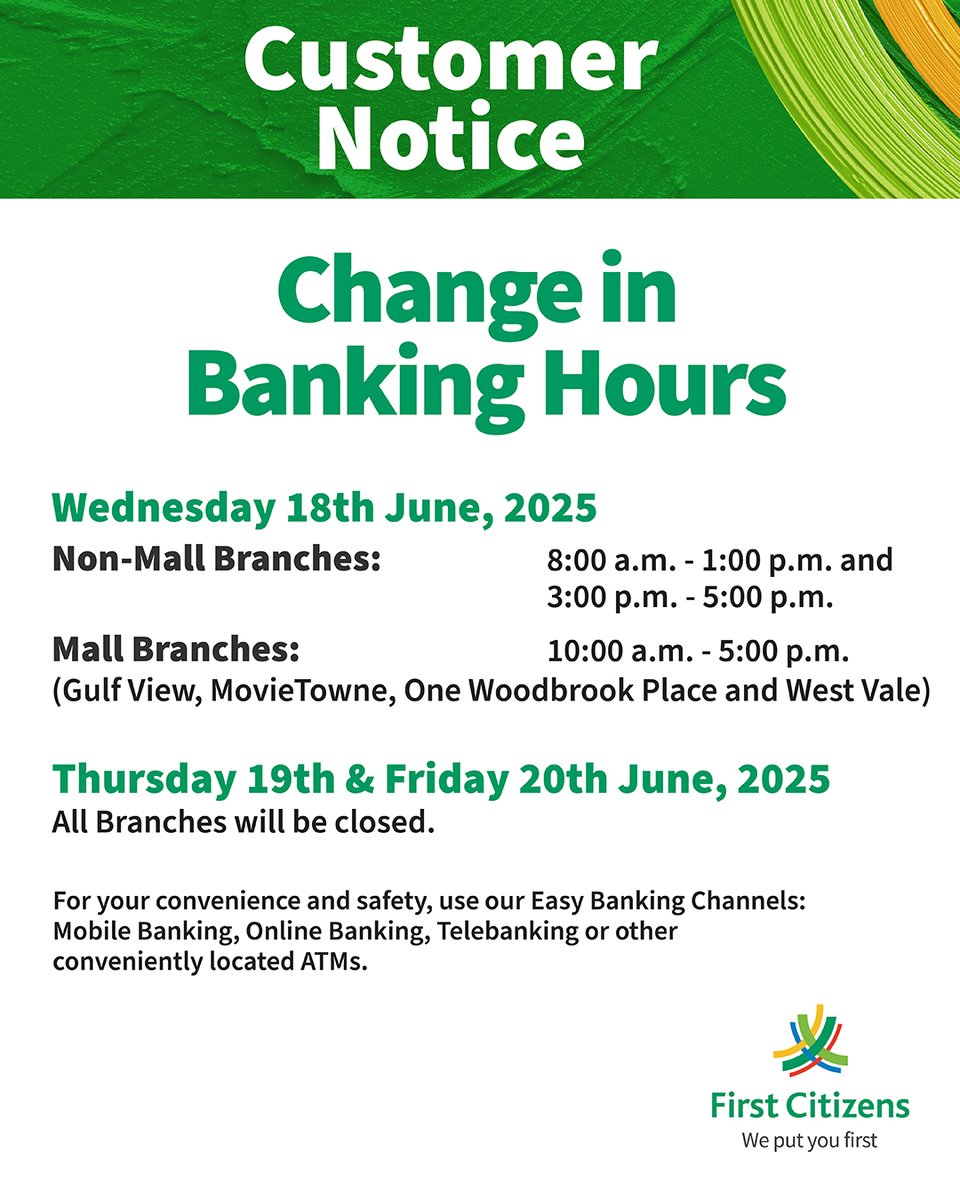 #CustomerNotice