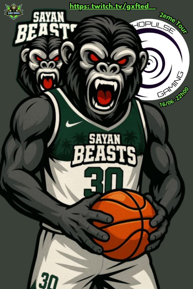 SayanBeast2k (@sayanbeast2k) on Twitter photo 🇪🇺🏆 <a href="/EuroHoops2K/">𝗘𝘂𝗿𝗼 𝗛𝗼𝗼𝗽𝘀 𝟮𝗞</a> 🏆🇪🇺
Div2 (BO3)
🗓️16/06
⏰ 22h00
⚔️ : <a href="/EchoPulseGaming/">EchoPulseGaming</a>
🎥: twitch.tv/gxfted__
Roster:
🧠<a href="/sleizlive/">sleizlive</a>
🐥<a href="/GG_NIIKE/">GG-NIIKE</a>
©️ <a href="/Gxfted__/">Isaac</a>
👂 <a href="/Spirito1906/">__Spirito__</a>
🙌 #ExodHarden
🎙️"Deuxième tour suite à la victoire au tour précédent. Nos Sayan continuent l'aventure. 💪 🇪🇺🏆 <a href="/EuroHoops2K/">𝗘𝘂𝗿𝗼 𝗛𝗼𝗼𝗽𝘀 𝟮𝗞</a> 🏆🇪🇺
Div2 (BO3)
🗓️16/06
⏰ 22h00
⚔️ : <a href="/EchoPulseGaming/">EchoPulseGaming</a>
🎥: twitch.tv/gxfted__
Roster:
🧠<a href="/sleizlive/">sleizlive</a>
🐥<a href="/GG_NIIKE/">GG-NIIKE</a>
©️ <a href="/Gxfted__/">Isaac</a>
👂 <a href="/Spirito1906/">__Spirito__</a>
🙌 #ExodHarden
🎙️"Deuxième tour suite à la victoire au tour précédent. Nos Sayan continuent l'aventure. 💪