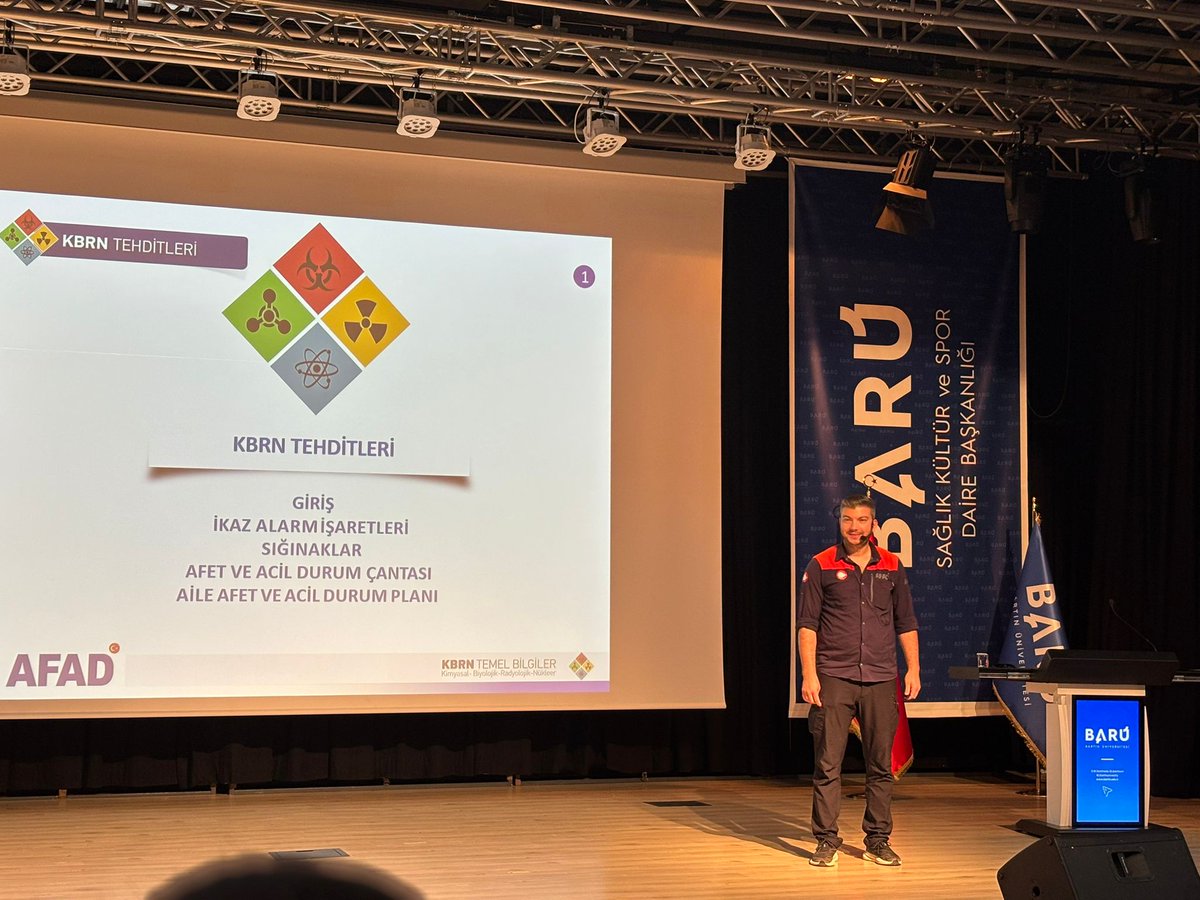 AFAD Bartın (@afad_bartin) on Twitter photo Müdürlüğümüz eğitmenleri tarafından Bartın Üniversitesi personeline yönelik 12-13 Haziran 2025 tarihlerinde Afet Farkındalık Eğitimi,Deprem Anı Uygulaması,Tahliye Uygulaması,Yangın Farkındalık Eğitimi,Yangın Söndürme Tatbikatı, KBRN Eğitimi verilmiştir.
@afadbaskanlik
<a href="/AFADegitim/">AFAD Eğitim Merkezi</a> Müdürlüğümüz eğitmenleri tarafından Bartın Üniversitesi personeline yönelik 12-13 Haziran 2025 tarihlerinde Afet Farkındalık Eğitimi,Deprem Anı Uygulaması,Tahliye Uygulaması,Yangın Farkındalık Eğitimi,Yangın Söndürme Tatbikatı, KBRN Eğitimi verilmiştir.
@afadbaskanlik
<a href="/AFADegitim/">AFAD Eğitim Merkezi</a>