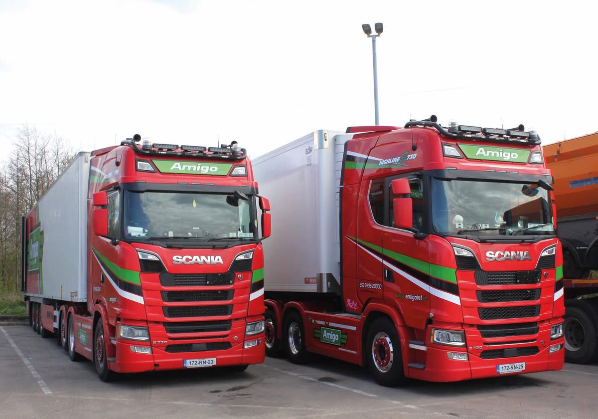 🚨 Record-breaking delivery! Amigo International just took the UK &amp; Ireland's biggest-ever order of Scania 770s – and we were there! 💪🇮🇪

Ireland’s V8 obsession rolls on, and the 770hp beast is now centre stage. Don’t miss our Bumper Scania Special – out now!

#truckndriver