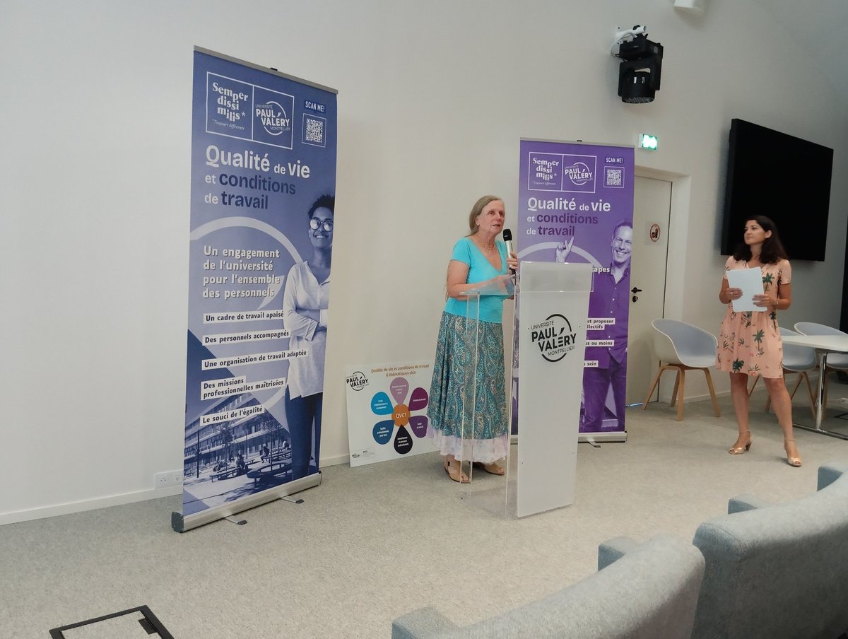 Semaine de la QVCT à <a href="/univpaulvalery/">Université de Montpellier Paul-Valéry</a>
