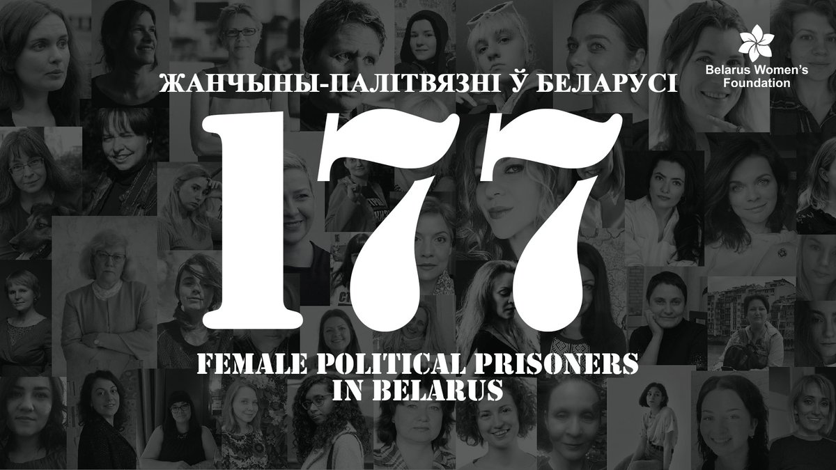 1️⃣7️⃣7️⃣ FEMALE POLITICAL PRISONERS IN BELARUS belaruswomen.org/en/women-polit…

UPD📆#СW24: 09.06.25-15.06.25

📢 We demand the immediate &amp; unconditional release of all political prisoners!

#FreeBelarusWomen #FreePoliticalPrisoners #FreeThemAll