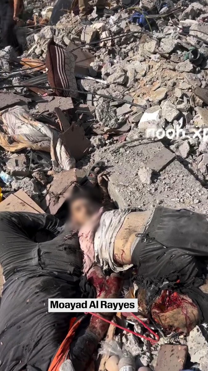 بينما تعمل فرق الإنقاذ لدى الاحتلال بحرية، يوجد تحت الأنقاض في غزة آلاف المواطنين دون أن يتمكن أو يمتلك الدفاع المدني الفلسطيني أي فرصة لانتشالهم.

في هذه الصور يظهر جثتي أشقاء الدكتور  <a href="/Maisara_Alrayes/">Maisara Alrayyes</a> قصفهما جيش الاحتلال خلال محاولتهما انتشال جثث بقية أفراد العائلة.