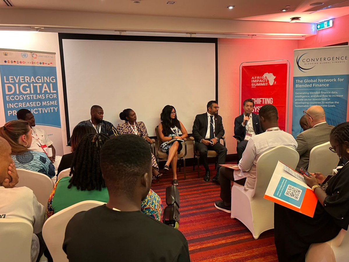 Another summit, another meaningful conversation in Accra!

Last week, our Co-CEO, Matthew Davis, joined the Africa Impact Summit for a session on the Role of Blended Finance Over the Investment Continuum.

#InvestinAfrica #BlendedFinance #Accra