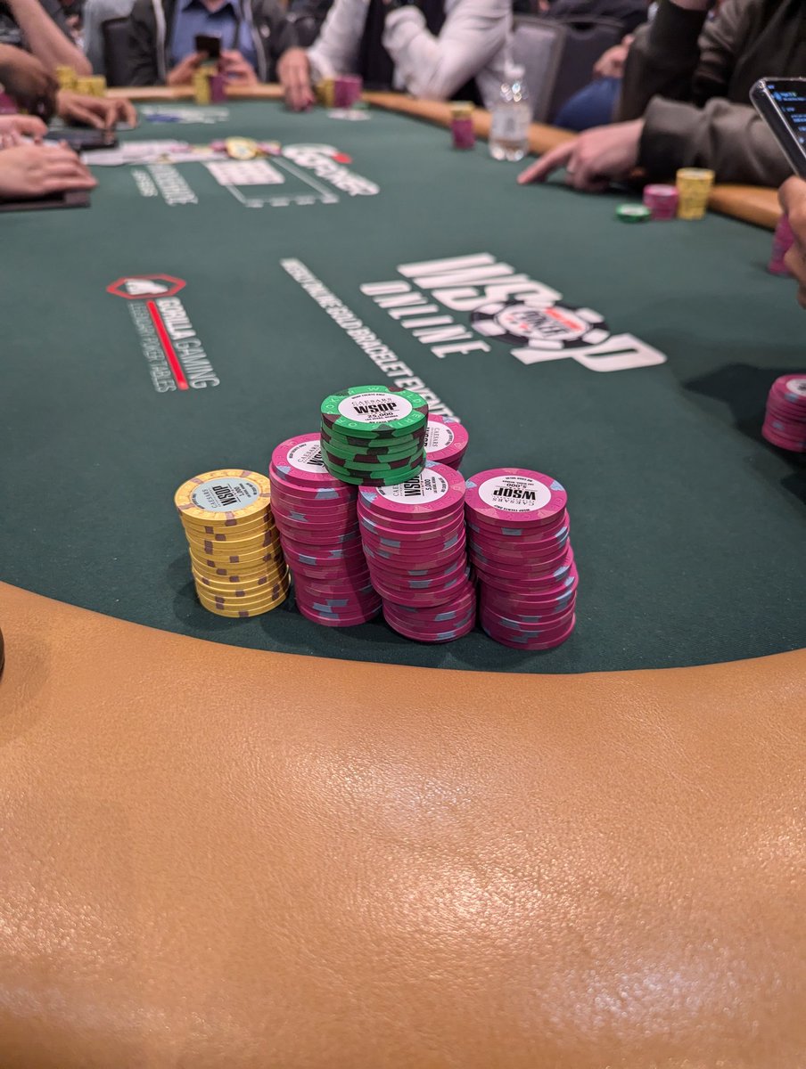 I busted the Monster right before the money, but I have a top 50 stack going into Day 2 of the Salute $500, w/ 579K.

As the kids say, we are so back.
