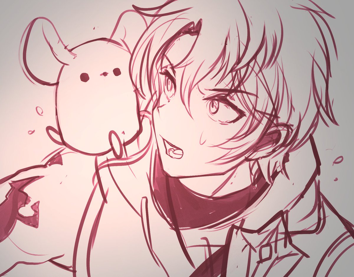 그림을열심히그릴기력은없고 낙서만