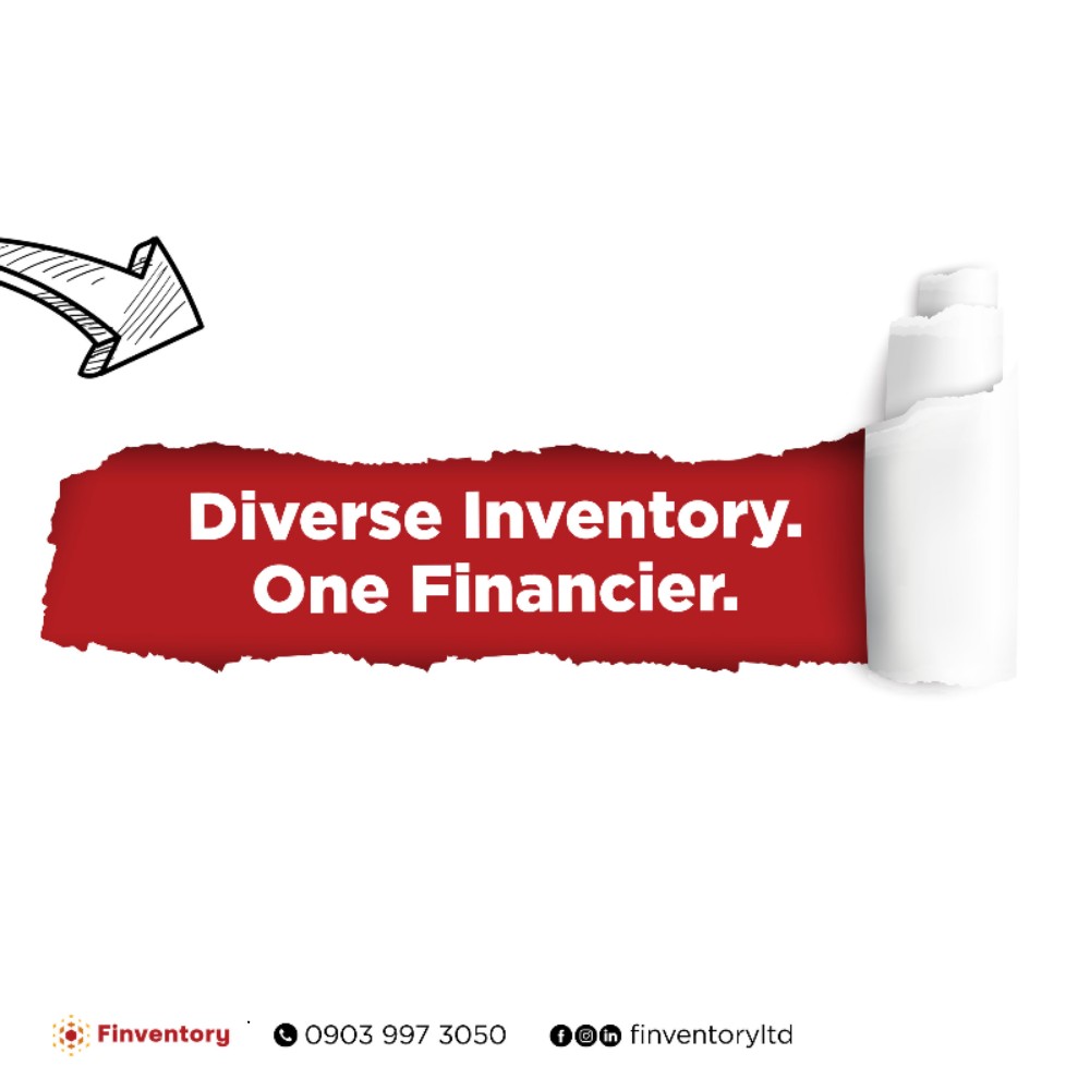 FinventoryLtd's tweet photo. Let Finventory Finance your Inventory Today! call 0903 997 3050 to get started.
.
.
.
#Finventory #Inventoryfinancing #Financialsolution https://t.co/phCsfaREpx