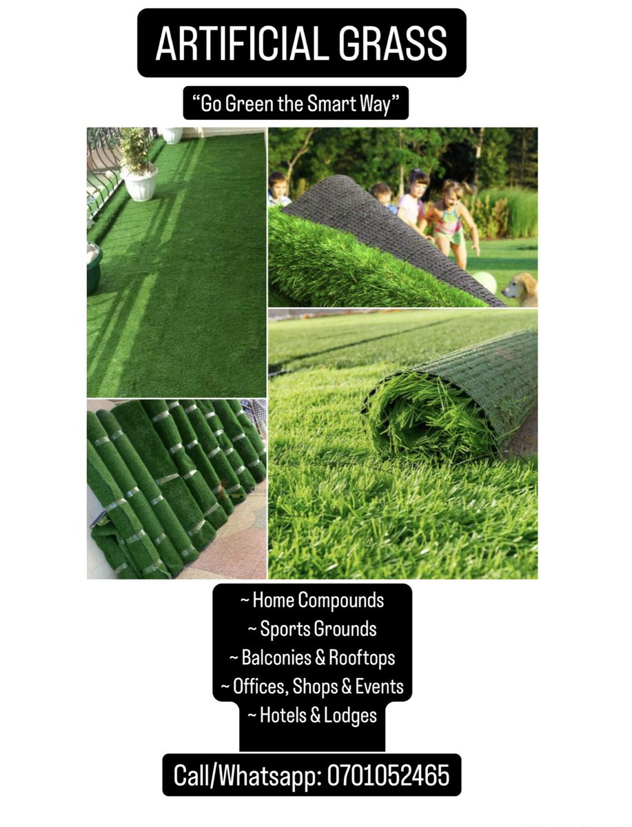 humtushabe's tweet photo. Stay green all year, no water bills, no slashing!!!

UGx: 75K (Per Meter) 

Brand New

Call/Whatsapp: 0701052465 https://t.co/ME7KG3NJhB