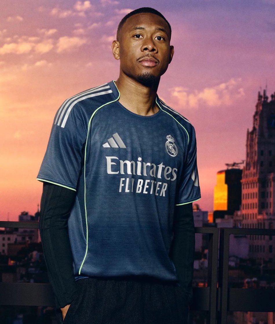 David Alaba in new Real Madrid Away Kit 🔥
