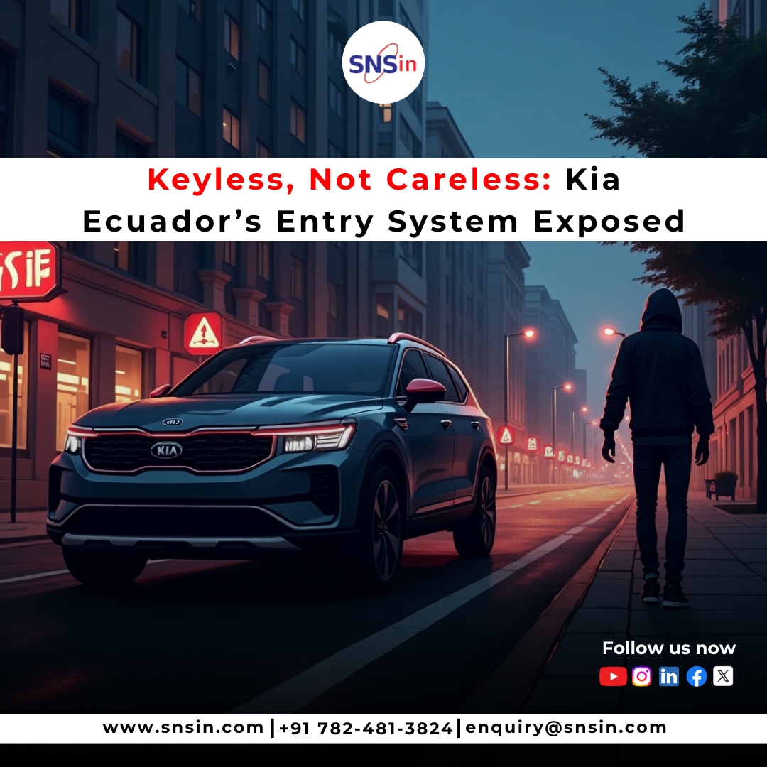 SolutionsSecure's tweet image. 🔓 Keyless, Not Careless!

Kia Ecuador’s keyless system is vulnerable—hackers can unlock cars without the key. 

Is your vehicle as secure as you think? 🕵️♂️🚘

🔗 Read more : cybersecuritynews.com/kia-ecuador-ke… 
 
#CyberSecurity #KeylessEntry #KiaHack #SNS