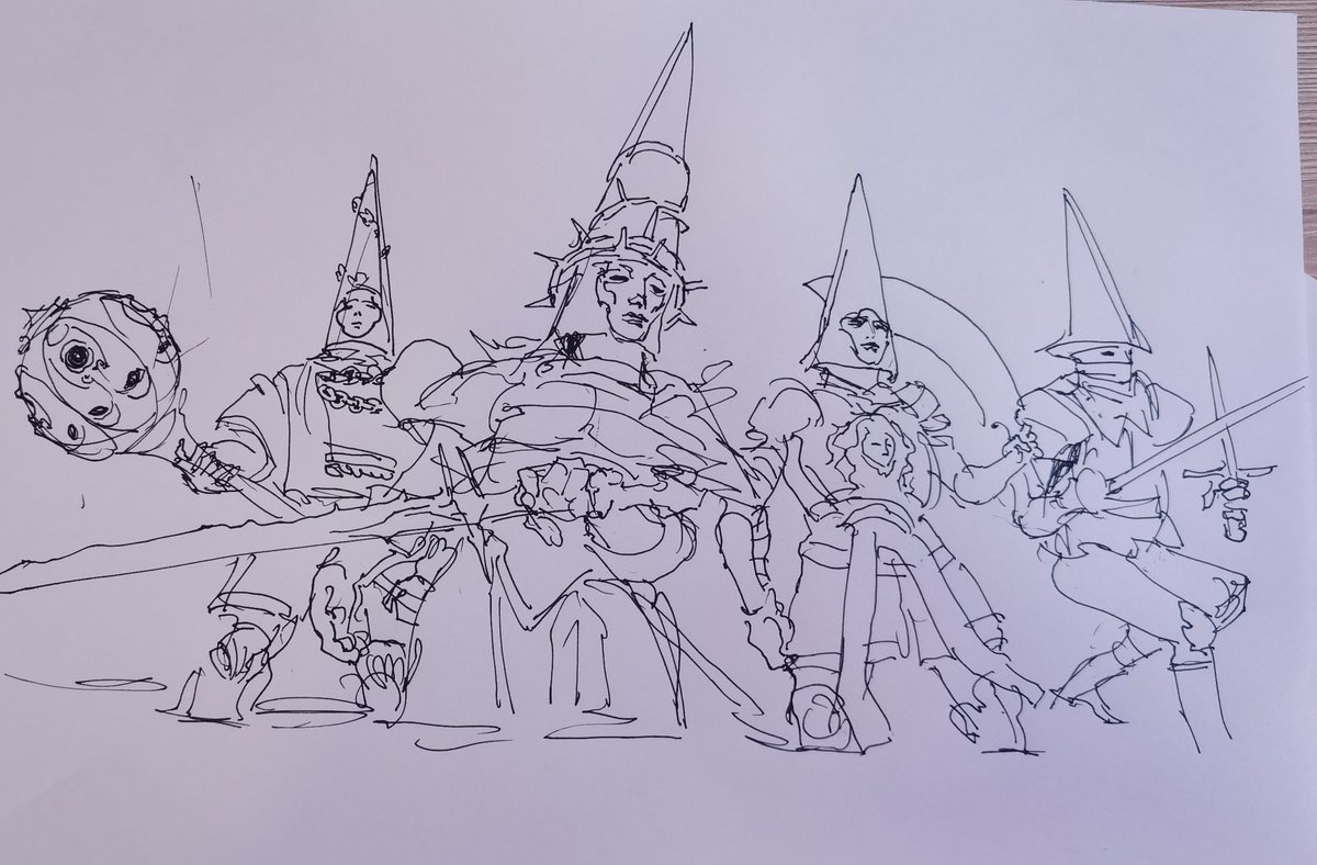 Juanmimagine's tweet image. More Sunday sketches!