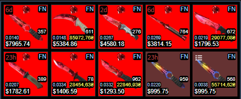 cast_trade's tweet image. Whole bunch of Rubies ready to go 🍷
HMU if you’re looking.
📬
#CS2 #Skins #RubyGang