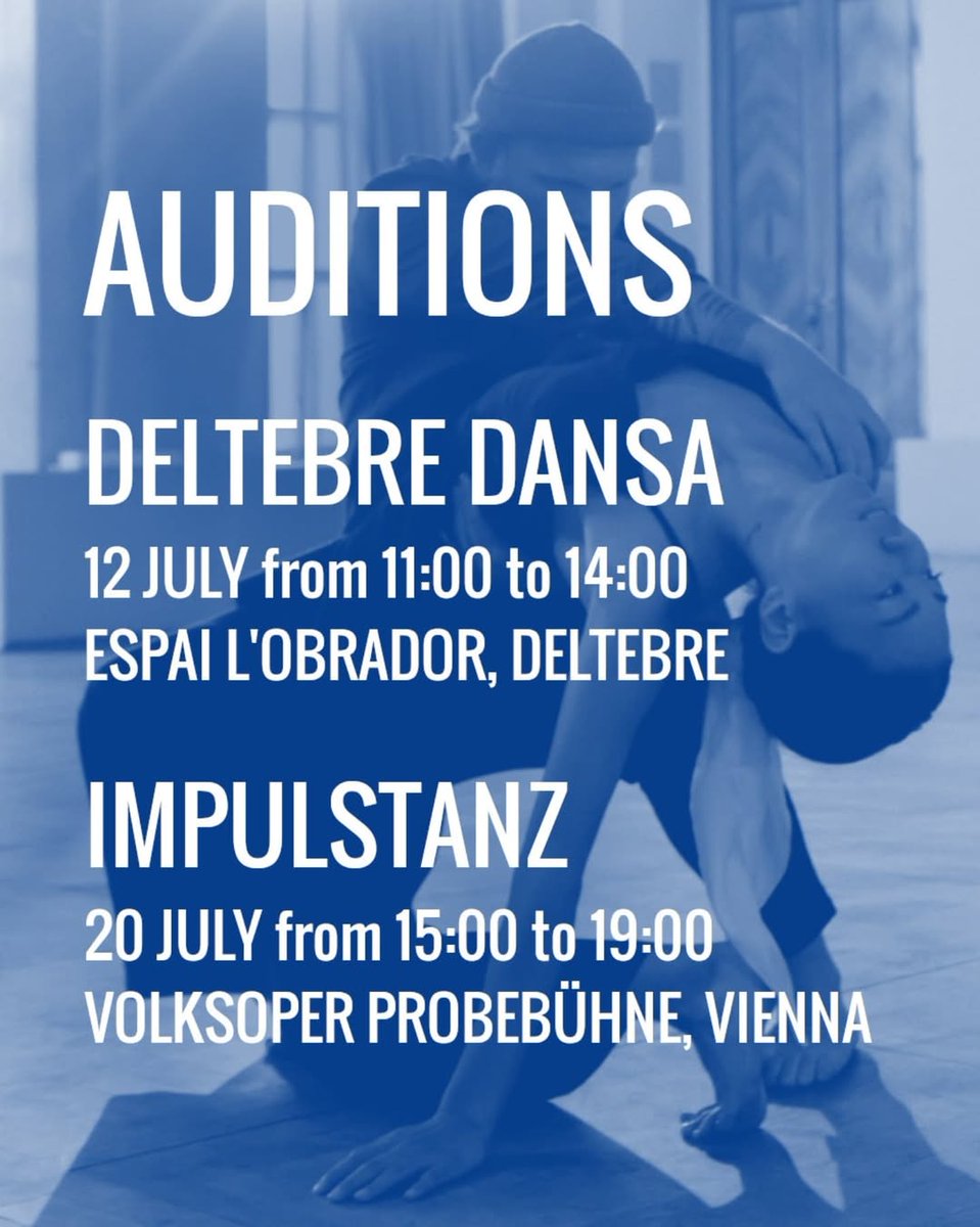 Sadé will be leading the auditions for <a href="/bluebox/">Bluebox</a>.hub 

Train. Dance. Perform. Repeat. 💥
🌀 New guest artists every week
🩰 Daily technique + masterclasses
October 2025 - May 2026

AUDITION NOW
📍 July 12 at <a href="/DeltebreDansa/">Deltebre Dansa</a>
📍 July 20 at impulstanz