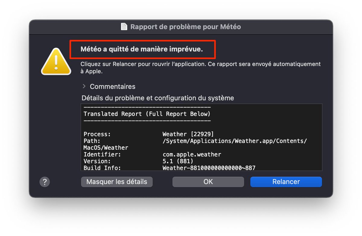 Je viens d'avoir la preuve du changement climatique