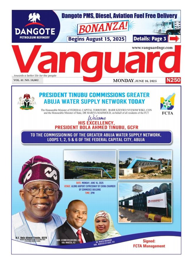 DISTINGUISHED KPMG LinkedIn Everest (@novieverest) on Twitter photo "Yahoo boys are spoiling the country's image."
See the front headline of Vanguard on a Monday morning after their brutal massacre of 200 people in Benue State. "Yahoo boys are spoiling the country's image."
See the front headline of Vanguard on a Monday morning after their brutal massacre of 200 people in Benue State.