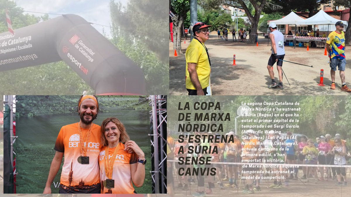 💥 Tret de sortida de la II Copa Catalana de Marxa Nòrdica a Súria. 

Lali Pagès i Sergi Garcia s'emporten la primera prova i segueixen dominant la competició. 

🔗 tuit.cat/l4iyO

#sentlamuntanya #sommuntanya #nordicfeec