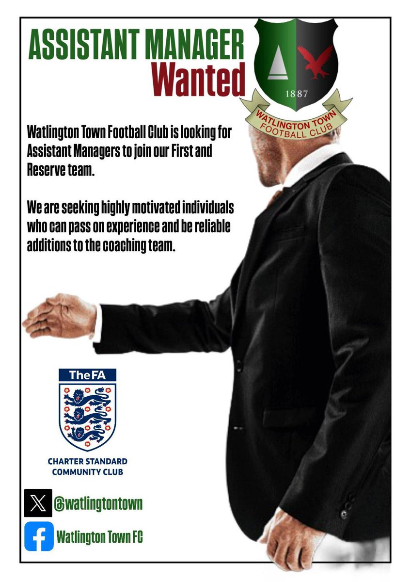 Watlington Town FC (@watlingtontown) on Twitter photo 
