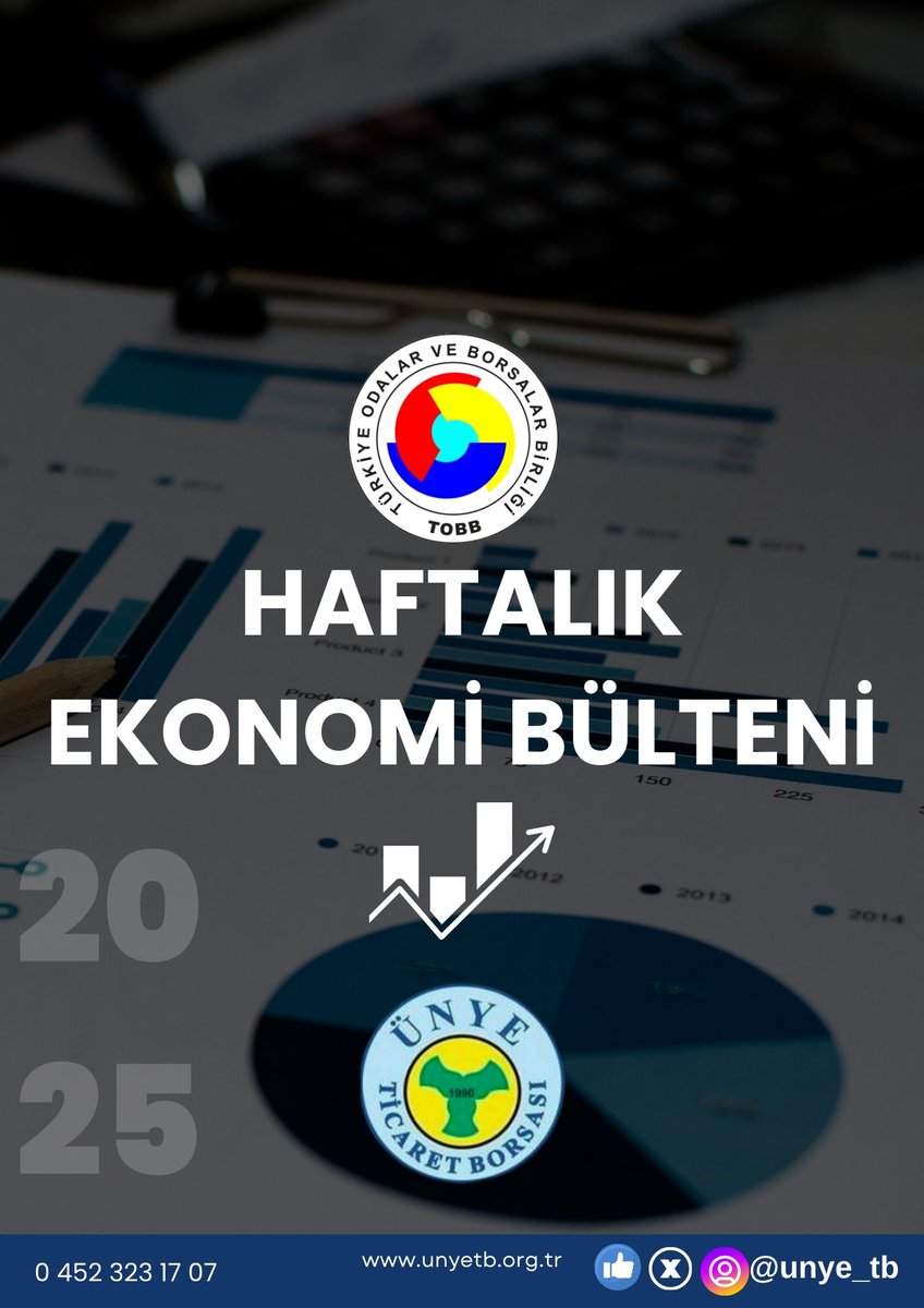 unyetb's tweet photo. 9 - 13 Haziran tarihleri arasında Türkiye ve dünya ekonomisinde yaşanan güncel gelişmelerin yer aldığı TOBB Haftalık Ekonomi Bülteni (#TOBBHEB) üyelerimizin bilgisine sunulmuştur. https://t.co/fJR7ssZXOE