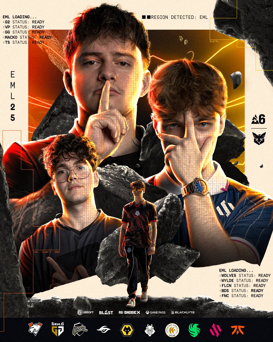 Rainbow Six Esports DE 🇩🇪 (@r6esportsde) on Twitter photo Heute startet die neue EML und wir sind natürlich mit von der Partie!
Heute geht es los mit dem ersten Match um 18:00 Uhr.
📺Twitch.tv/rainbow6de
🎙️ <a href="/MilliTheKid_/">MilliTheKid</a> & <a href="/HektorCast/">Maximilian 'Hektor' S.</a>
Wer ist bereits ready für das neue Esportjahr und welches Team überrascht uns diese Stage? Heute startet die neue EML und wir sind natürlich mit von der Partie!
Heute geht es los mit dem ersten Match um 18:00 Uhr.
📺Twitch.tv/rainbow6de
🎙️ <a href="/MilliTheKid_/">MilliTheKid</a> & <a href="/HektorCast/">Maximilian 'Hektor' S.</a>
Wer ist bereits ready für das neue Esportjahr und welches Team überrascht uns diese Stage?