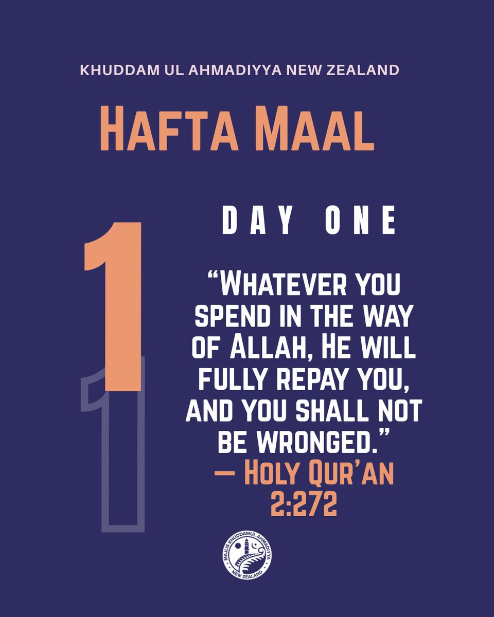 MKA_NZ's tweet photo. Hafta Maal is Here!

Utilise this opportunity give your chanda promise and also to catch up on your chanda areas.

Please contact your Majlis Nazim Maal and Qaid to find out your chanda status. https://t.co/7X5mWW5qYi