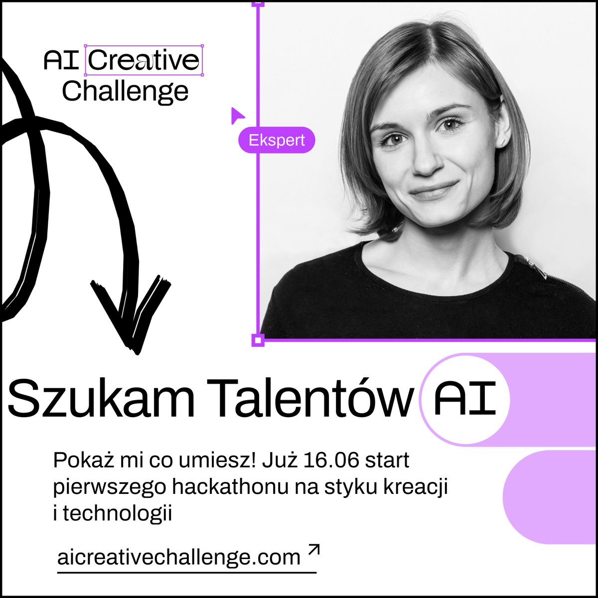 hannapio's tweet photo. Jeszcze tylko dziś EOD możecie zgłaszać się na AI Creative Challenge, którego jury mam zaszczyt być częścią, obok ekspertów takich jak Tommy Harper (producent Star Wars i Mission Impossible), Aleksandra Przegalinska czy Joanna Kos-Krauze.
16-29.06, 100% online
Do zobaczenia! https://t.co/A4xqOqEBM1