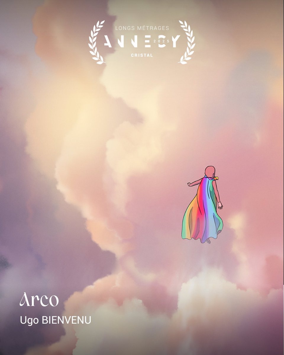 🏆 Le film français "Arco" de Ugo BIENVENU remporte le Cristal du long métrage, principal prix du festival de cinéma d'animation d'Annecy. À découvrir très prochainement en Arménie!