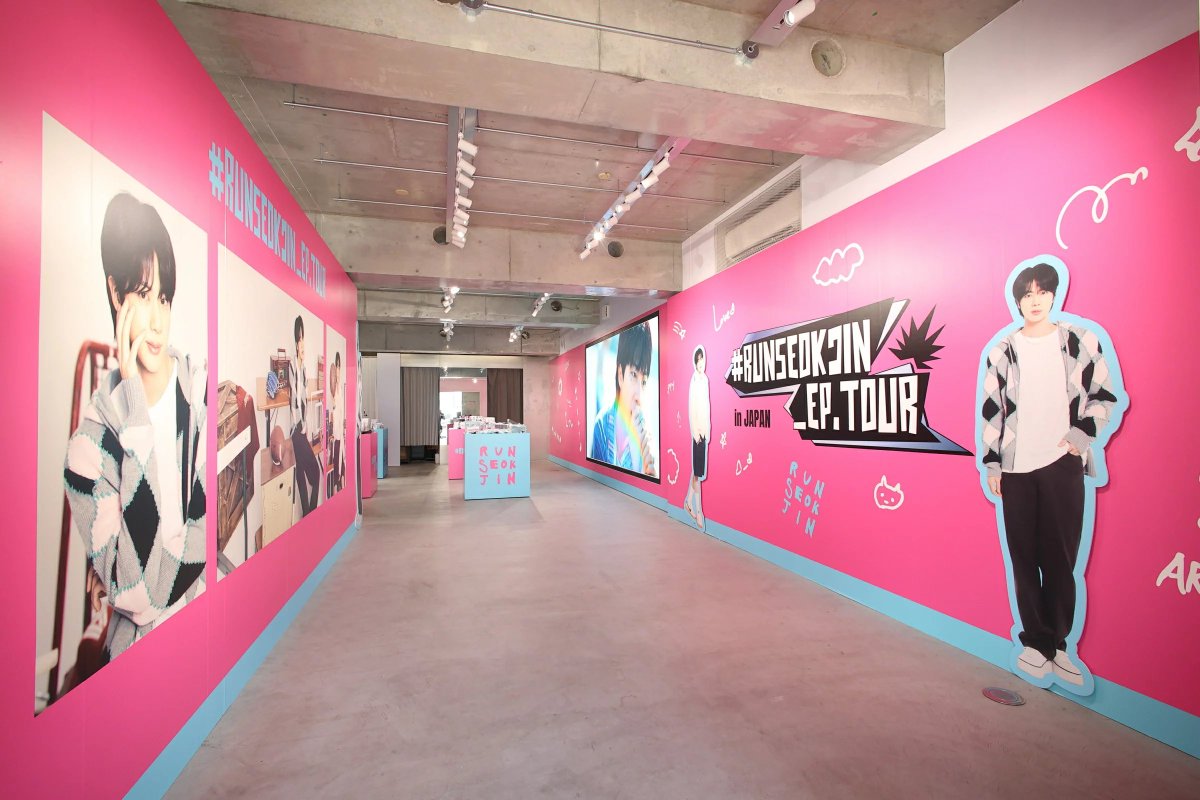 The RUNSEOKJIN_EP.TOUR in Japan Pop-Up Store opened today