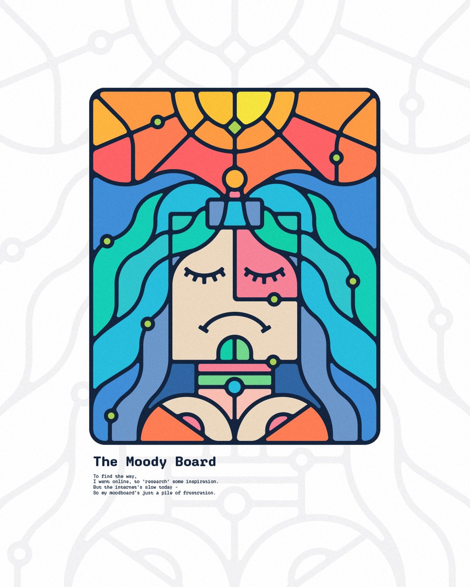 cajvaman's tweet image. Printed poster series that reflect the life of a graphic designer. I explored themes like mood boards, kerning, and typography, as well as more personal subjects such as procrastination, frustration, and connection. \
Full project on Behance.net/cajva