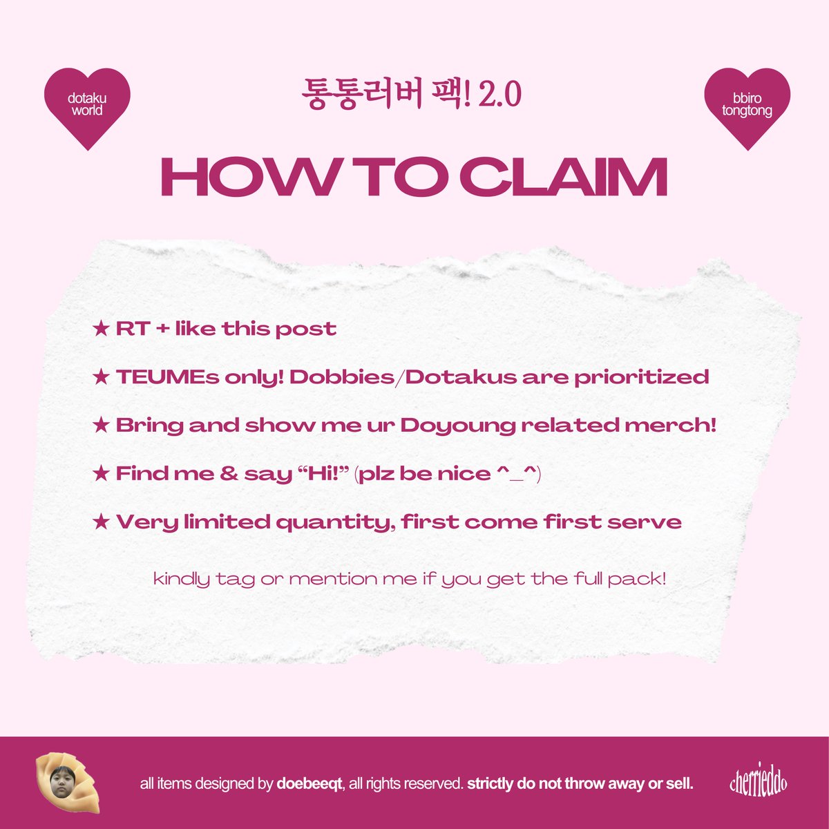 ☆⋆｡𖦹˚  통통러버 팩 2.0 .˳⁺⁎˚ ꒰ఎ ★ ໒꒱ ˚⁎⁺˳ . 

TREASURE Allobank Festival 2025 Freebies

★ Istora Senayan Jakarta
★ 22 June 2025
★ details on how to claim are on the pic!

[ rts &amp; likes are appreciated ]

메이꼬 알로뱅크 페스티벌에서 만나통통~🐰💕