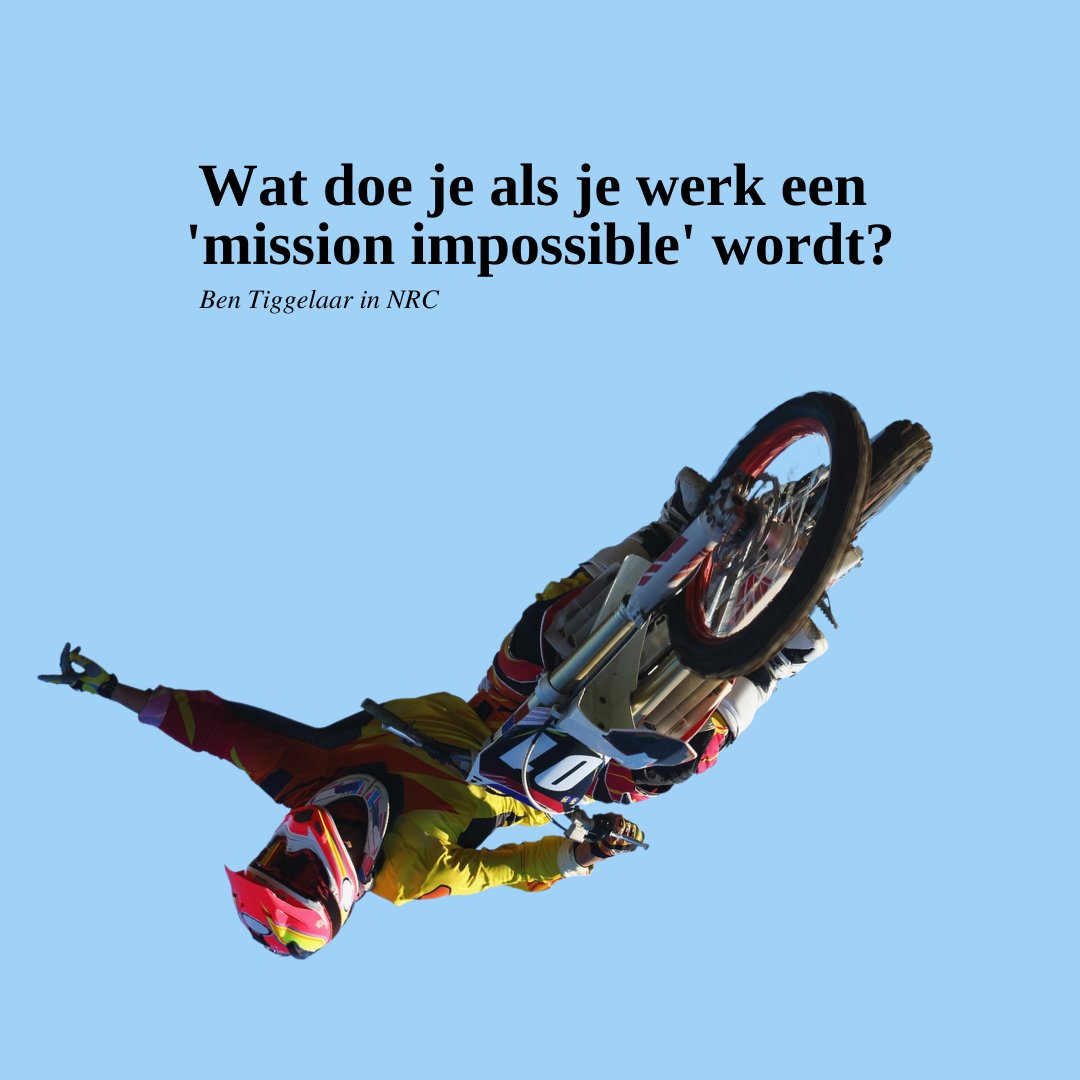 Je agenda zit he-le-maal vol. Toch komt de vraag of die ene klus er nog even bij kan.
En, o ja, de deadline op dat andere project wordt ietsje naar voren getrokken. Oké?

Ben schrijft erover in zijn 𝗻𝗶𝗲𝘂𝘄𝗲 𝗡𝗥𝗖-𝗰𝗼𝗹𝘂𝗺𝗻:
nrc.nl/nieuws/2025/06…