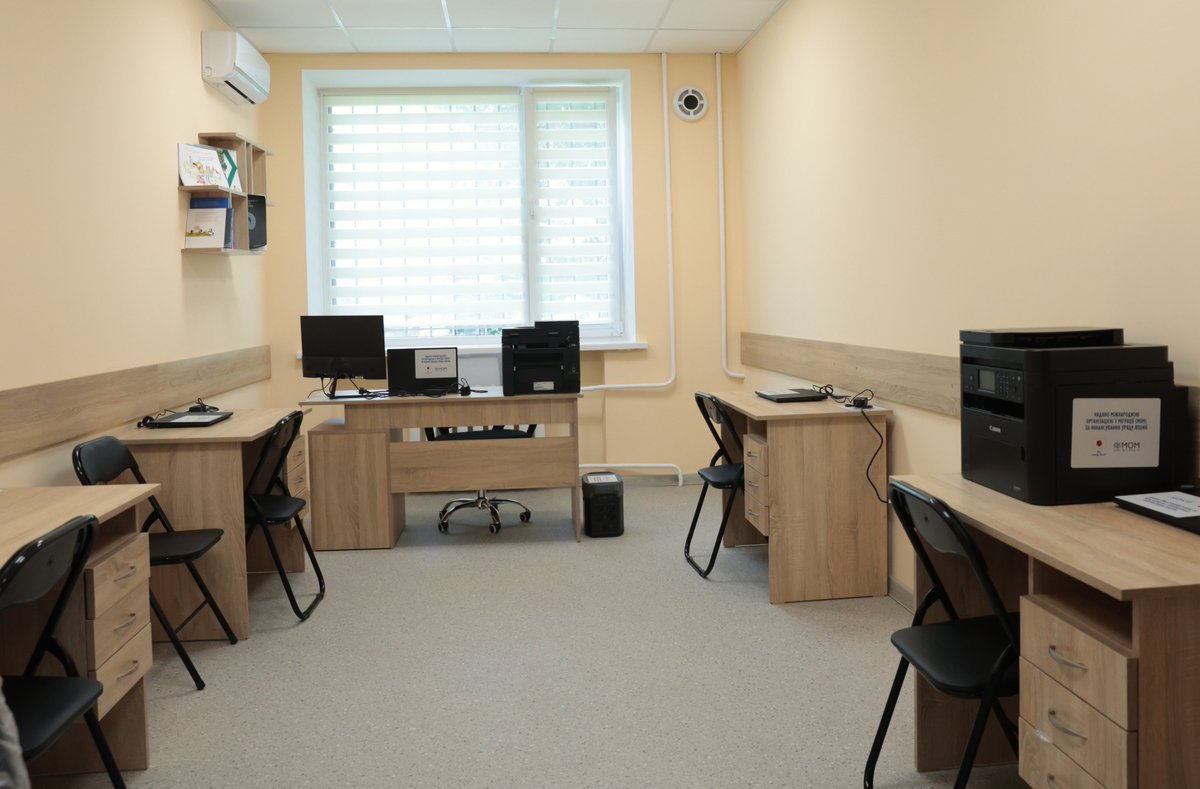 IOM Ukraine (@iomukraine) on Twitter photo The first Mental Health Centre has opened in Vinnytsia. Veterans & displaced people will be able to receive psychosocial support on their path to recovery here. Funded by <a href="/JPEmbUA/">Посольство Японії в Україні</a>, IOM provided the centre with the necessary technical & multimedia equipment & furniture. The first Mental Health Centre has opened in Vinnytsia. Veterans & displaced people will be able to receive psychosocial support on their path to recovery here. Funded by <a href="/JPEmbUA/">Посольство Японії в Україні</a>, IOM provided the centre with the necessary technical & multimedia equipment & furniture.