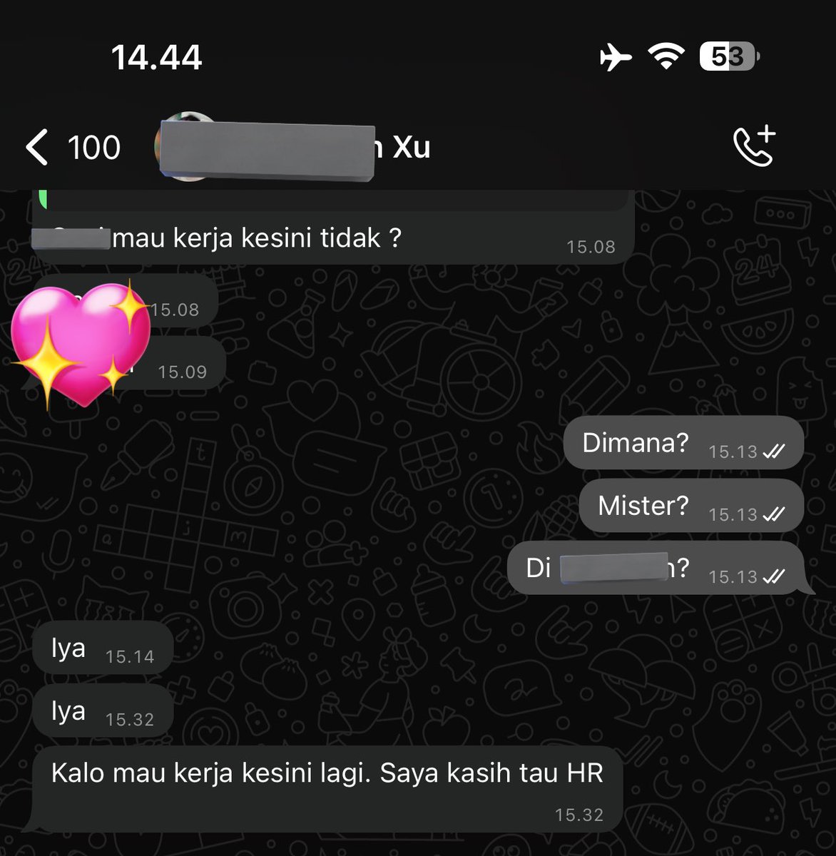 tiramiccuuuu's tweet photo. @tanyakanrl Nder, aku kasih tau kamu. Orang china susah percaya sm org, sekali kecewa, bakaln terus dipandang jelek. Tapi sekalinya suka dan percaya baik banget, kerjaan enak. Bonus lancaar. Ini aku udah resign, masih suka dikirim uang. Diajak makan. Malah ditawarin masuk kerja lagi kalo mau https://t.co/GN5wEy4Qcr