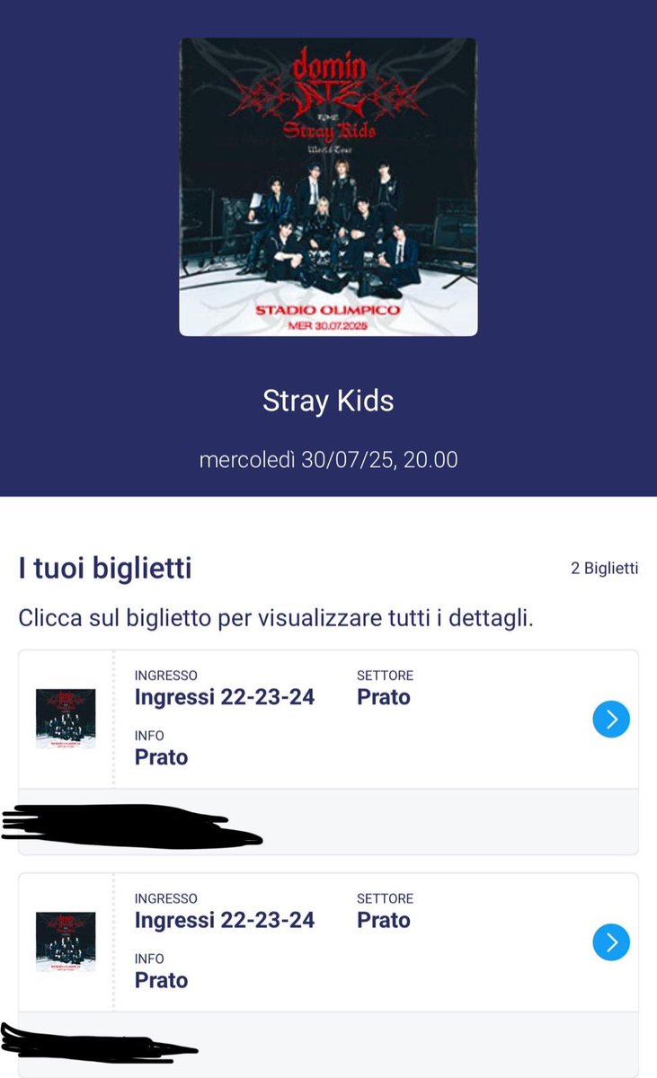 gyumsoftspot's tweet photo. #WTS 2 stray kids standing tickets for ROME
30/07
If anyone is interested, contact me.🫶🏼

Vendo due biglietti prato sud per la data degli stray kids a Roma del 30/07.
Info in dm.
#StrayKids_dominATE https://t.co/3fzLl7iesk