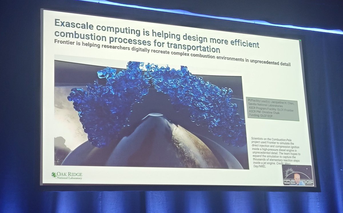 The keynote at #PASC2025 features <a href="/OLCFGOV/">OLCF</a>'s <a href="/thebron/">Bronson Messer</a> and highlights scientific achievements made possible by #Exascale on #Frontier #HPC