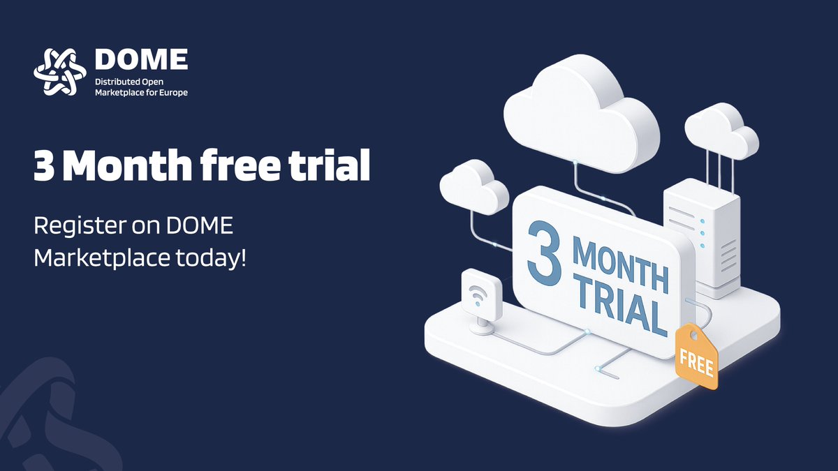 📣 Cloud &amp; Edge Providers: Join #DOMEMarketplace now and get 3 MONTHS FREE!
🚀 Boost visibility, reach EU buyers, and grow in a trusted, compliant ecosystem.
No fees, just opportunity. 
Start today 👉 dome-marketplace.eu 🇪🇺
#CloudServices #EdgeServices #EUCompliance