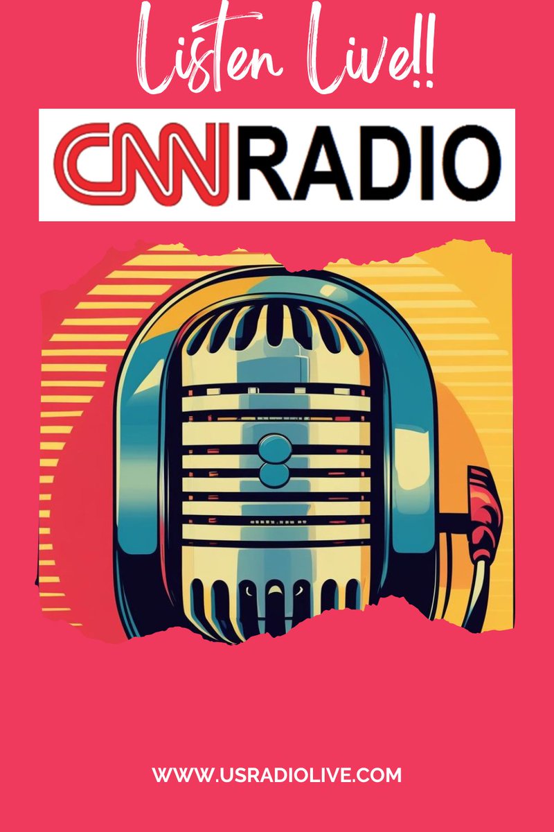 usradiolive's tweet photo. 🔥 CNN Radio – Listen Live &amp; Stream Online:

https://t.co/ICQm5a4emm

#cnnradio
#liveradio
#onlinestream
#newsradio
#radiostreaming https://t.co/3PwBMXVQsx