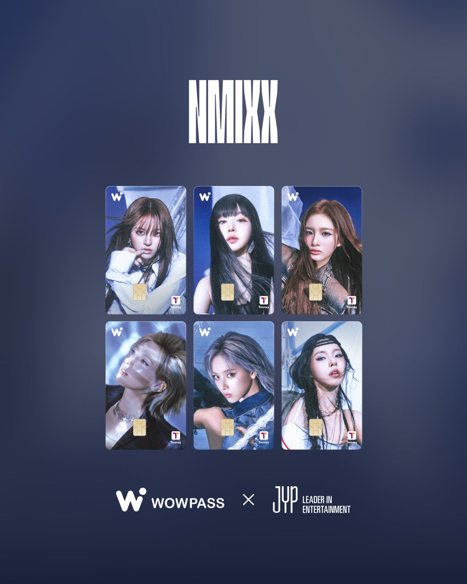 韓国 wowpass 📢NMIXX 公式WOWPASSカード 6月24日販売開始決定！ NSWERの皆さま
