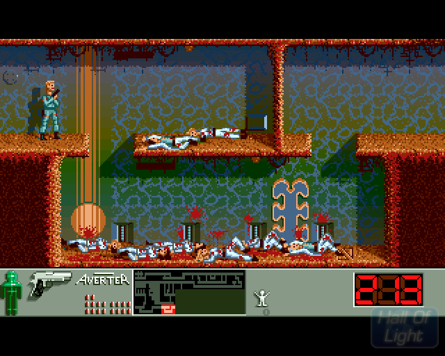 Our Swiss Game of the Week is 'Enemy: Tempest Of Violence' (Anacronia, 1997). This action-packed shooter game is set in 2031 when a Mars mission turns deadly and scientists are ambushed by reptilian foes. Have you heard of it? ➡️ amiga.abime.net/games/view/ene… #SwissGameOfTheWeek